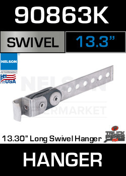 12.3" Universal Swivel Exhaust Pipe Hanger 90863K