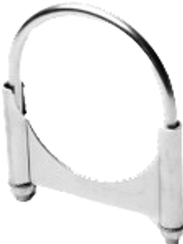 2.5" Zinc Plated U-Bolt Guillotine Exhaust Clamp Nelson 89543K