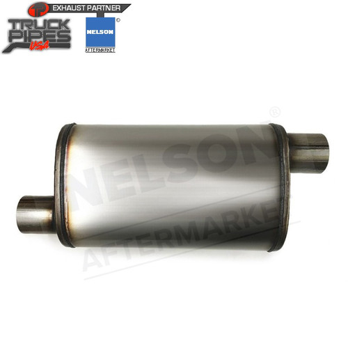 Type 2 Muffler 6" x 6" x (10 x 15") x 31.7" Oval Nelson 86180M Type 2 Muffler 6" x 6" x (10 x 15") x 31.7" Oval Nelson 86180M