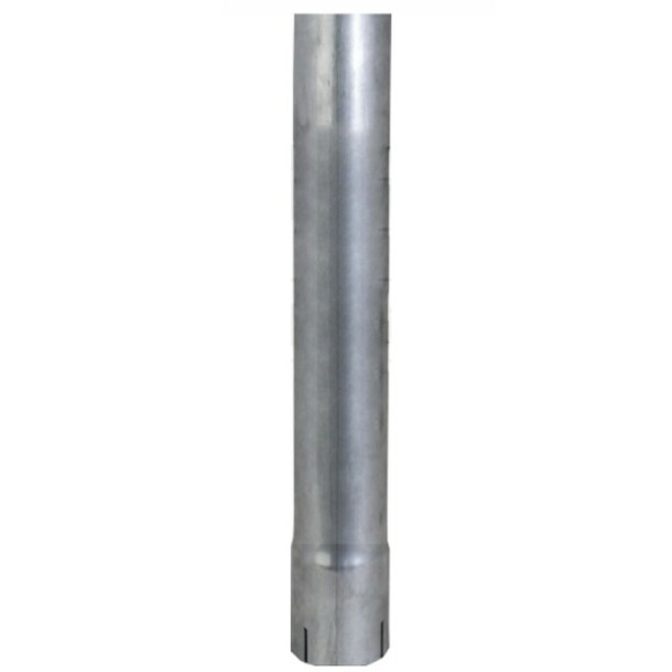 5" x 60" Straight Exhaust Stack Pipe Aluminized ID Bottom Nelson 89031A