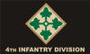 4th Infantry Division Military Flags
