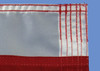 U.S. Flag - Nylon, Embroidered Stars, Sewn Stripes, Canvas Header, Brass Grommets