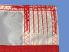 U.S. Flag - Heavy-Duty Polyester, Appliqued (Sewn) Stars, Sewn Stripes, with Roped Header & Thimbles