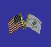 U.S./Coast Guard Double Flag Lapel Pin