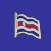 Costa Rica (w/Seal) Single Flag Lapel Pin