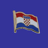 Croatia Single Flag Lapel Pin