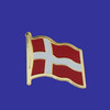 Denmark Single Flag Lapel Pin