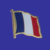 France Single Flag Lapel Pin