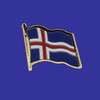 Iceland Single Flag Lapel Pin