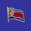 Korea (North) Single Flag Lapel Pin