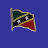 Saint Christopher-Nevis Single Flag Lapel Pin