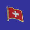 Switzerland Single Flag Lapel Pin