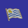 Uruguay Single Flag Lapel Pin