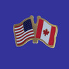 U.S./Canada Double Flag Lapel Pin