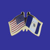 U.S./Guatemala (w/Seal) Double Flag Lapel Pin