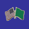 U.S./Libya Double Flag Lapel Pin