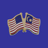 U.S./Malaysia Double Flag Lapel Pin