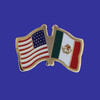 U.S./Mexico Double Flag Lapel Pin