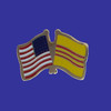 U.S./South Vietnam Double Flag Lapel Pin