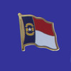 North Carolina Single Flag Lapel Pin