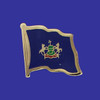 Pennsylvania Single Flag Lapel Pin