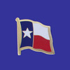 Texas Single Flag Lapel Pin