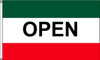 OPEN (Green-White-Red)