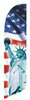 Statue of Liberty Blade Flag