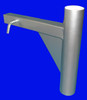 Trailer Hitch Mount for 20' Telescoping Flag Pole