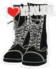 "I Love My Soldier" Combat Boots Auto Magnet