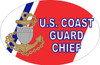 U.S. Coast Guard Chief w/Anchor Oval Magnet