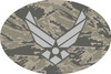 Air Force ABU Pattern w/Wing Oval Magnet