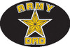 Army Dad Oval Magnet