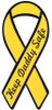8" Yellow Ribbon Magnet - "Keep Daddy Safe"