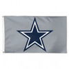 Dallas Cowboys (Gray) - Deluxe 3' x 5' Flag