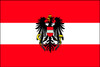 Austria with Eagle - Indoor Flags