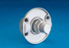 Heavy-Duty Rotating Spindle Style Trucks for Large Aluminum Pole Diameter - Double Pulley - 150 Series