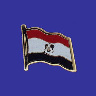 Egypt Single Flag Lapel Pin fredsflags