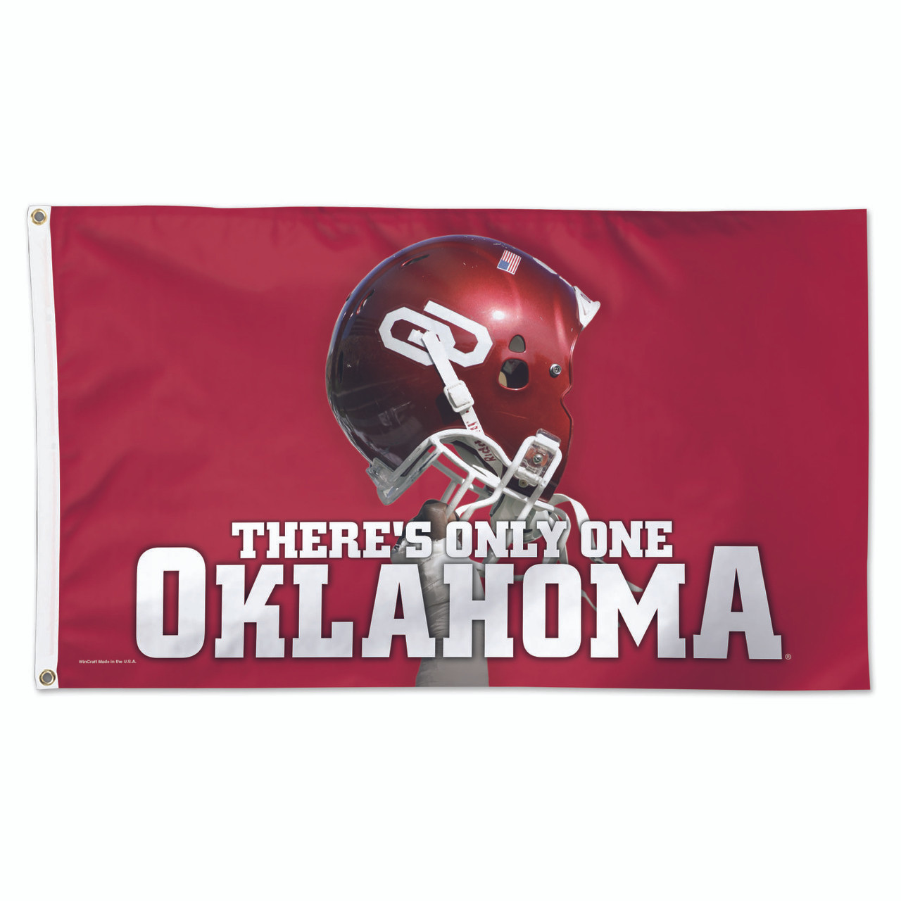 Oklahoma (There's Only One) Deluxe 3' x 5' Flag fredsflags