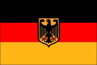 Germany with Eagle Indoor Flags fredsflags