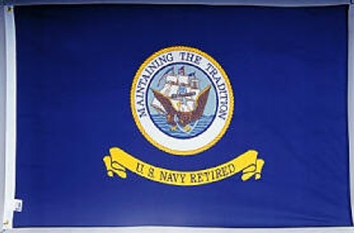 Navy Retirement Flags