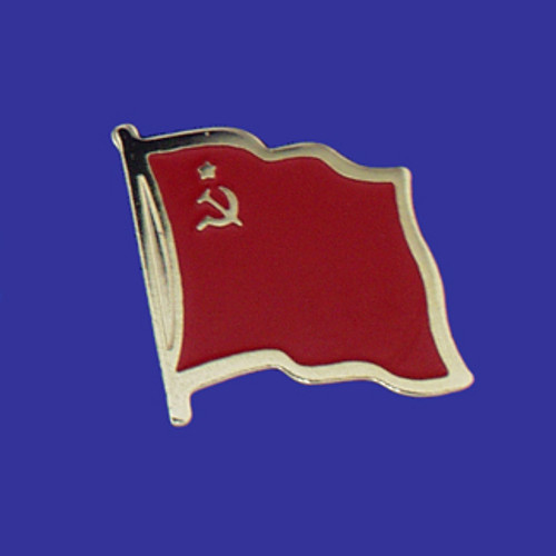 USSR Single Flag Lapel Pin