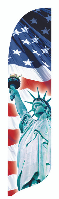 Statue of Liberty Blade Flag