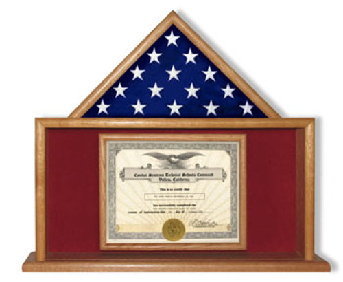 Mantle Piece for Document and Ceremonial Flag