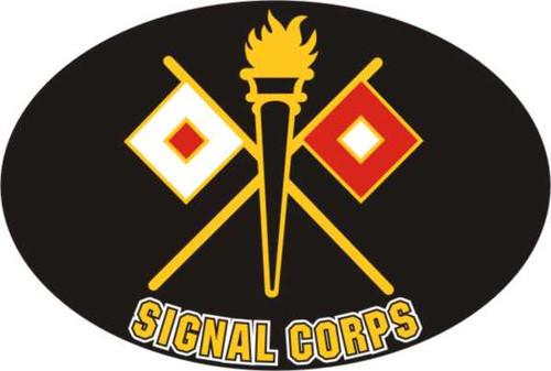 Signal Corps Oval Magnet