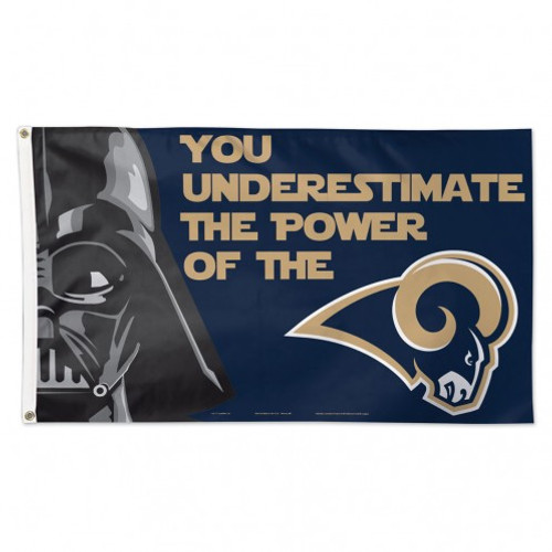 Rams (Darth Vader) - Deluxe 3' x 5' Flag