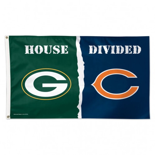 PackersBears (House Divided) Deluxe 3' x 5' Flag fredsflags