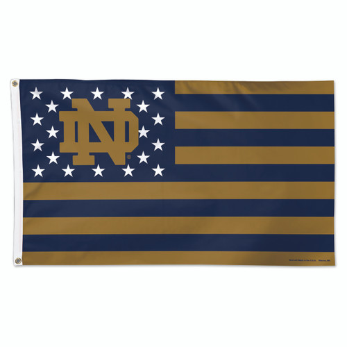 Notre Dame (Stars & Stripes) - Deluxe 3' x 5' Flag