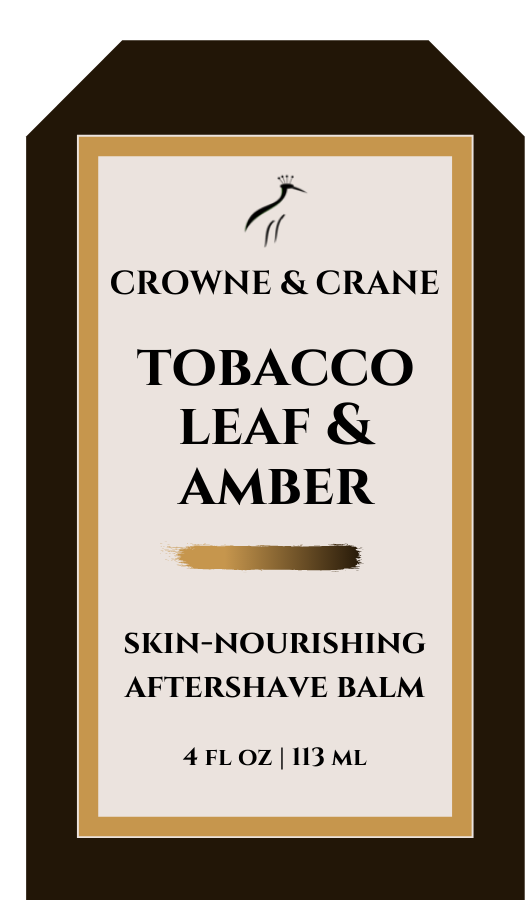 TOBACCO LEAF & AMBER AFTERSHAVE BALM