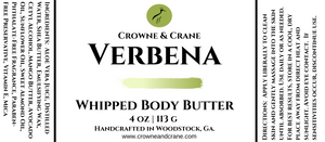 WHIPPED BODY BUTTER - VERBENA WHIPPED BODY BUTTER - VERBENA